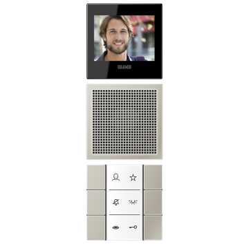 Jung SIVIES627 Siedle In-Home-Bus video indoor stations, LS series, stainless steel