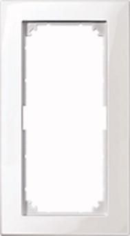 MERTEN 515819 Frame 2-way polar white glossy M-PLAN