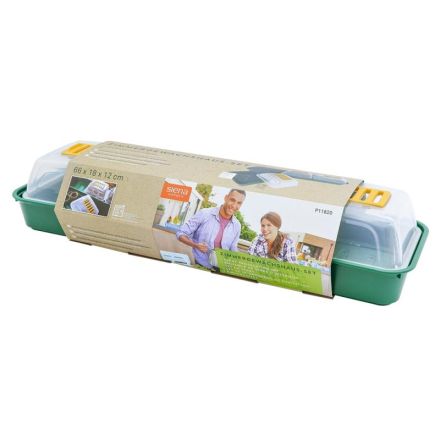 Siena Garden P11820 Indoor Greenhouse Set of 3