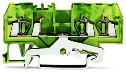 Wago 280-687 2.5qmm green-yellow 3 conductor protective conductor terminal