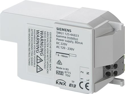 SIEMENS 5WG1125-4AB23 KNX bus power supply | 80 mA, UP
