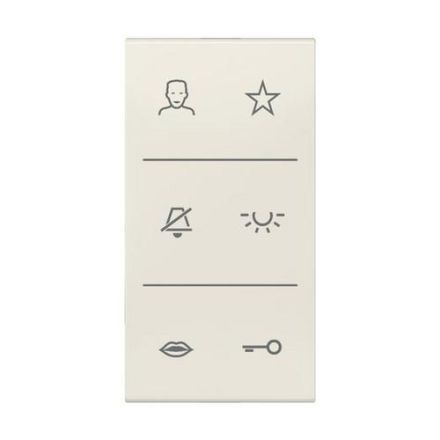 Jung SIV6CDDCW Design Cover Video, F50, CD Series, white