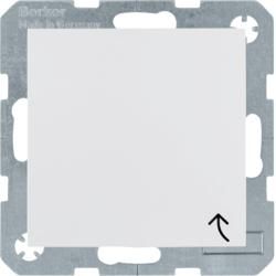 Berker 47518989 SCHUKO socket with hinged cover polar white, glossy Berker S.1/B.3/B.7