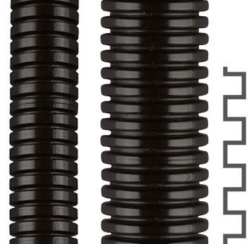Flexa 10236202023 ROHRflex PA12 AD28,5 23,0x28,5mm black solid plastic corrugated hose