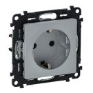 Legrand 753309 socket SCHUKO Valena Life alu, (aluminium)
