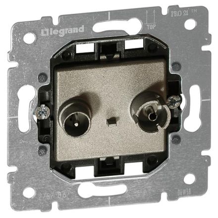 Legrand 775786 antenna socket TV-radio single socket