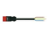 Wago 771-9973/207-301 St, 3000mm, black connecting cable 3x2.5mm²