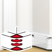 Legrand 075636 outside corner 50x180 , (pure white)