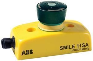 ABB Stotz-Kontakt Smile 11 SA , SMILE 11 SA machine stop button 1 x 5-pin male connector M12, 2 x NC , 2TLA030051R0900