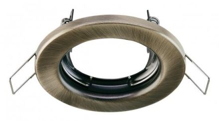 EVN 513422 round antique brass GX5.3 max.50W 12V recessed ceiling spotlight