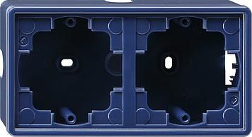 Gira 006246 surface-mounted housing 2-way S-Color Blue