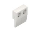 Kleinhuis 1886.3.3 144x120x43mm CENTRIC double safety socket