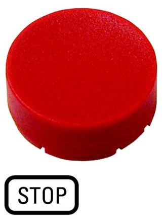 Eaton M22-XDH-R-GB0 button plate, high red, STOP, 218239
