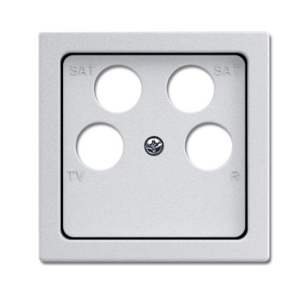 Busch-Jaeger 1743/10-04-83 central plate aluminum silver