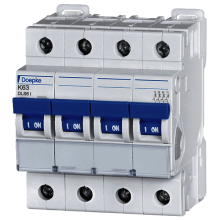 Doepke 09916711 DLS6I K10A 4-pole 10KA circuit breaker
