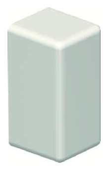 OBO Bettermann WDK HE10020CW end piece, 6153593