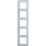Hochköpper 00192991 5-way Nova brushed stainless steel pure white frame