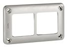 Legrand 077852 frame 77852 2-way IP55 Soliroc, (grey)