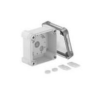 OBO Bettermann X01C LGR-TR 95x95x60 grey / transparent empty housing, 2005520