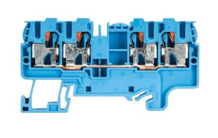 Wieland 56.203.5155.6 WTP 2.5/4 D2/2 BL feed-through terminal
