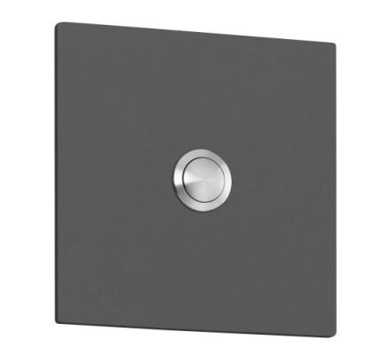 CMD bell plate square Grande type 104 anthracite
