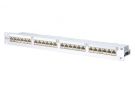 METZ CONNECT 1HE 24xRJ45 E-DAT 24x8 (8) LSA patch panel 19' Cat6A modular, 130856C-E
