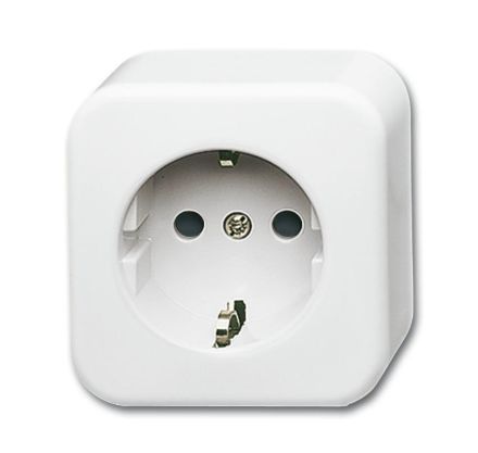 Busch-Jaeger 2300 EAP/11W-503 SCHUKO® socket alpine white