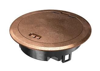OBO Bettermann GES R2 Cu with locking slide hinged cover, 7408854