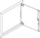 ABN for flush-mounted flat distributor 2x3 row ESPRO cover frame with solid door (GBRU23T)