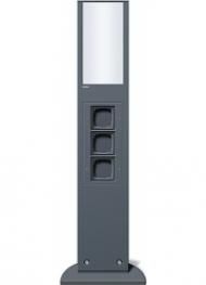 Gira 134928 769mm light element 3x empty energy column anthracite