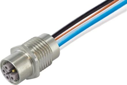 Murrelektronik 7000-P4291-9800100 M12 PUR strands 5x1.5 1m connector Power