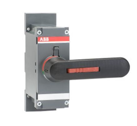 ABB Stotz-Kontakt OSV800DK, direct handle black 145mm including shaft and cover labeling Test-0 OFF-1 ON, 1SCA107794R1001