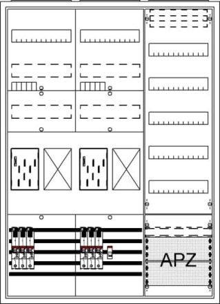 ABB Striebel & John 2CPX054216R9999 BA37BG5 AP BKE-I A37 2Z2R1V5A2 Complete cabinet