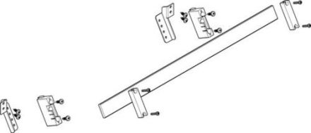 ABN N/PE with CU 30x5mm 1-pole 30° standard busbar module (MXSC21441)