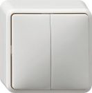 Gira 010513 rocker switch series surface-mounted pure white
