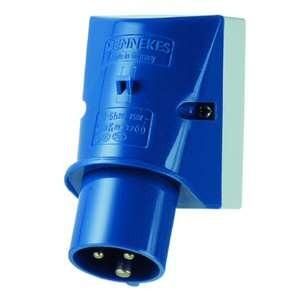 Mennekes 344 32A3P 6H230V IP44 wall plug