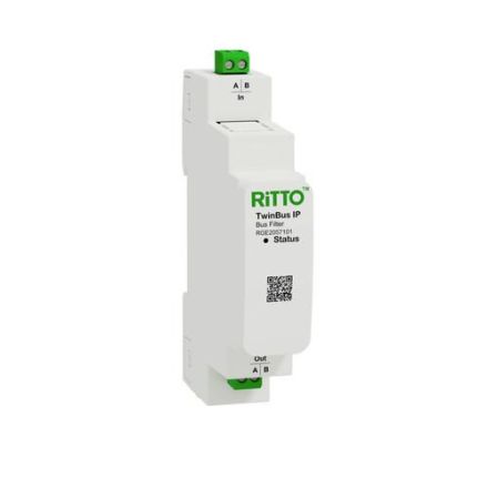 Ritto RGE2057101 TwinBus IP white bus filter