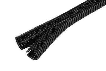 Fränkische Rohrwerke 4130004500 2ETSM-45B.25 divisible black high-temp. corrugated pipe