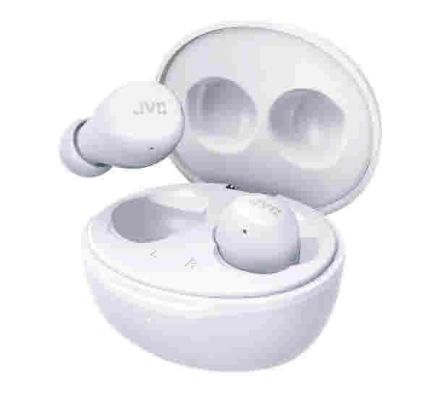 JVC HA-A6T-WU white headphones