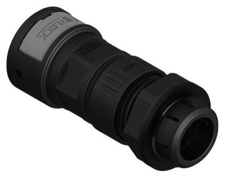 Fränkische Rohrwerke 4890561080 AZPA-10C16PB black click metric strain relief