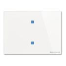 BUSCH-JAEGER TB/U2.8.11-CG KNX pushbutton sensor standard tacteo | 2-fold, vertical | glass white | 86x115mm