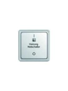 ELSO 251220 Heating emergency switch 2-pole illuminated 16A RENOVATION pearl white