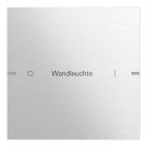 GIRA 503117 rocker set writable for push button sensor 4 | 1-way | aluminum