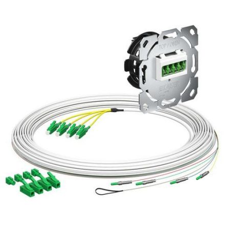Kaiser 4250024 Gf-TA E3S UP 4xF LC/APC DX L:10m HÜP subscriber connection