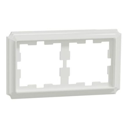 MERTEN MEG4020-4735 D-Antik 2-gang lotus white frame