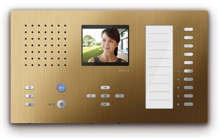 TCS CAI2200-0151 CAI2200 hands-free wall unit bronze Carus Adapto Video color indoor station