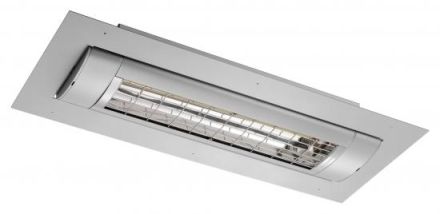 Etherma 9300182 SM-D3-2000-DE-T SOLAMAGIC frame titanium ceiling recessed dark radiator