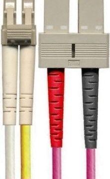 Paschke Datensysteme F22037OM4-1 dx. 50/125m OM4 pink LCd/SCd 1m fiber optic patch cable