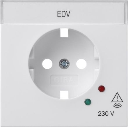 Gira 1441112 cover SCHUKO surge protection surface switch pure white