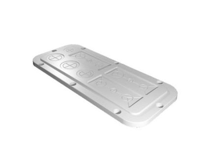 RITTAL 2562200 AX modular pre-punched size 2 339x149mm plastic flange plate